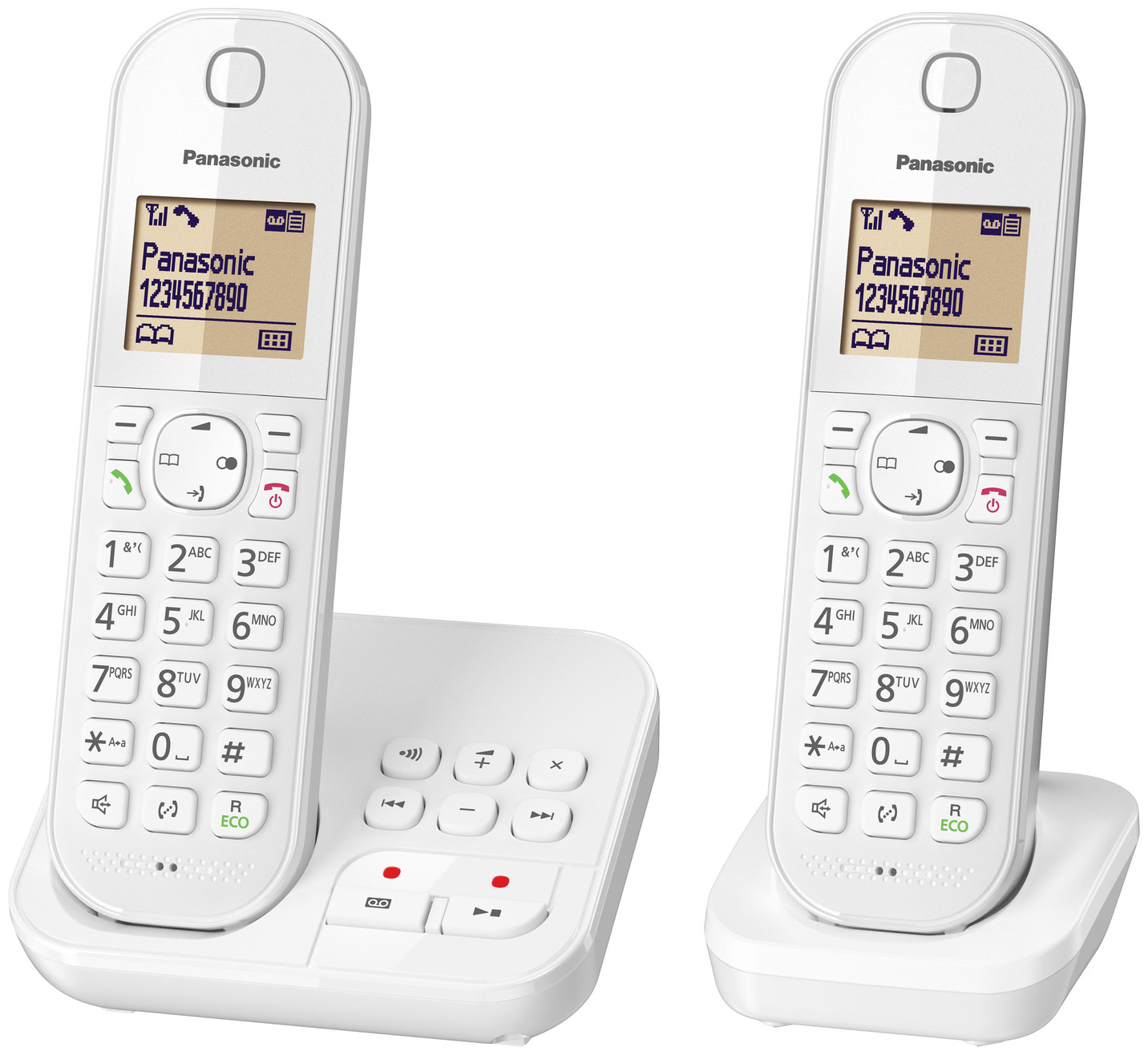 Panasonic Großtasten-Telefon mit Anrufbeantworter