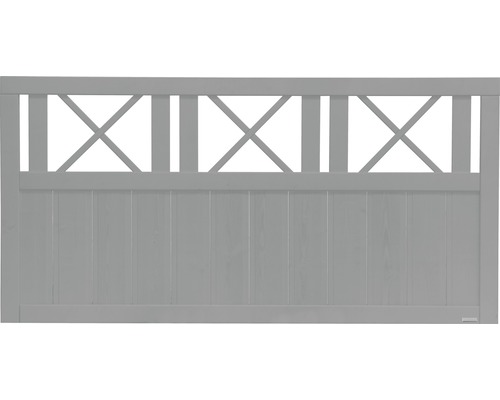 Voortuinhek Konsta Provence 180 x 90 cm lichtgrijs