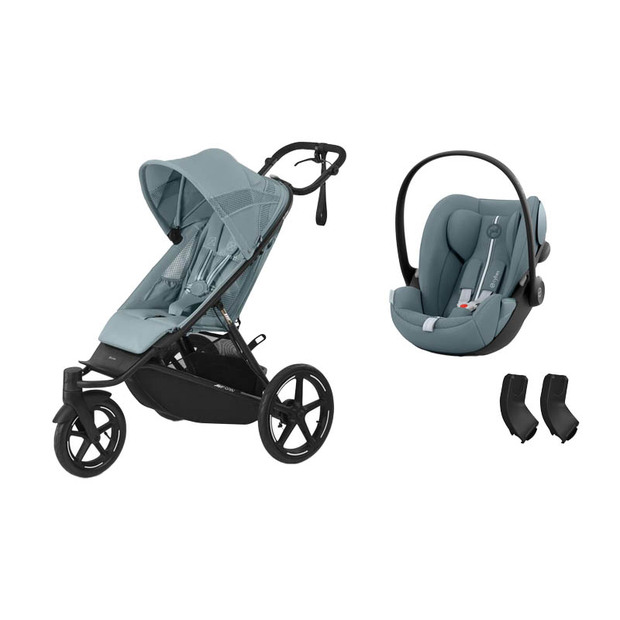 Poussette DUO Avi Spin Stormy blue + CLOUD G i-Size Plus Stormy blue - CYBEX