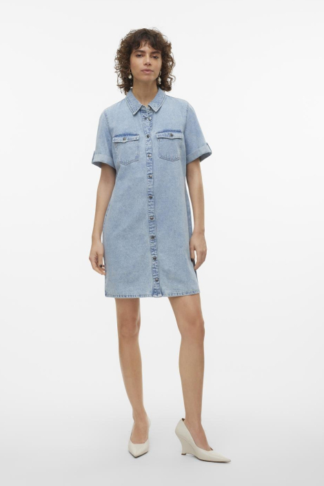 Vero Moda blauwe dames jurk