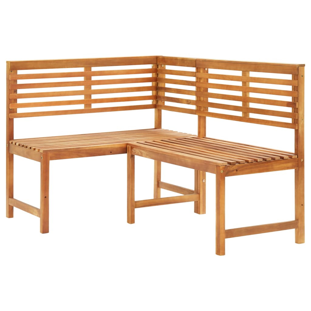 Mobilier de bistro 4 pièces bois d'acacia solide