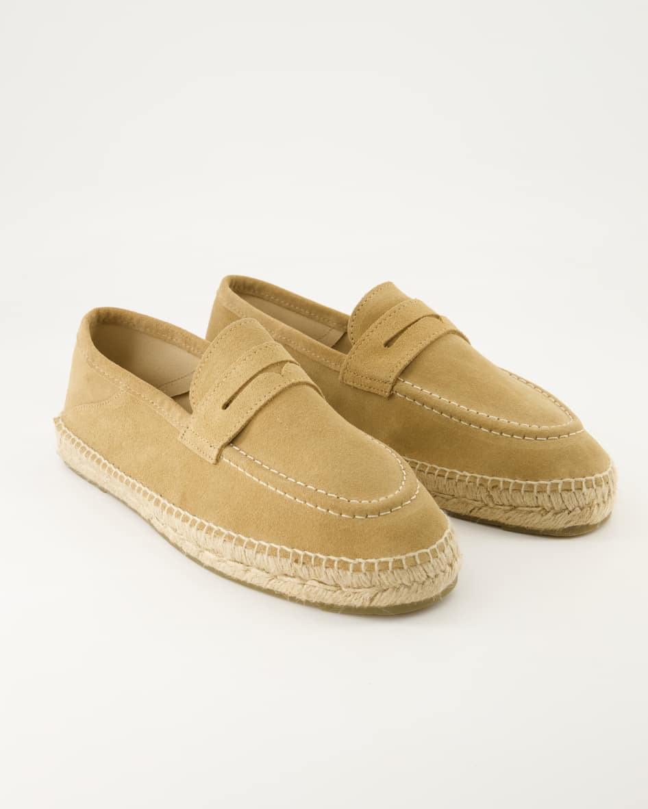 Manebi Hamptons Espadrilles in Beige