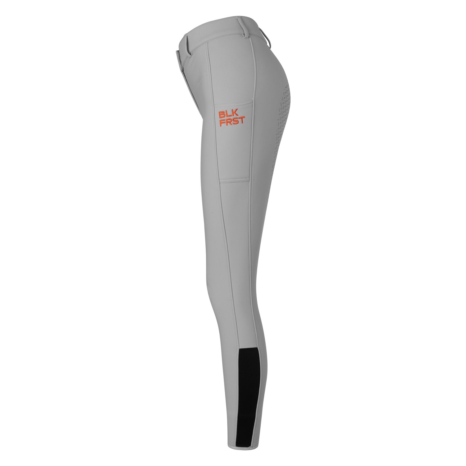 black forest Softshell Grip-Vollbesatz-Reithose  - steel grey