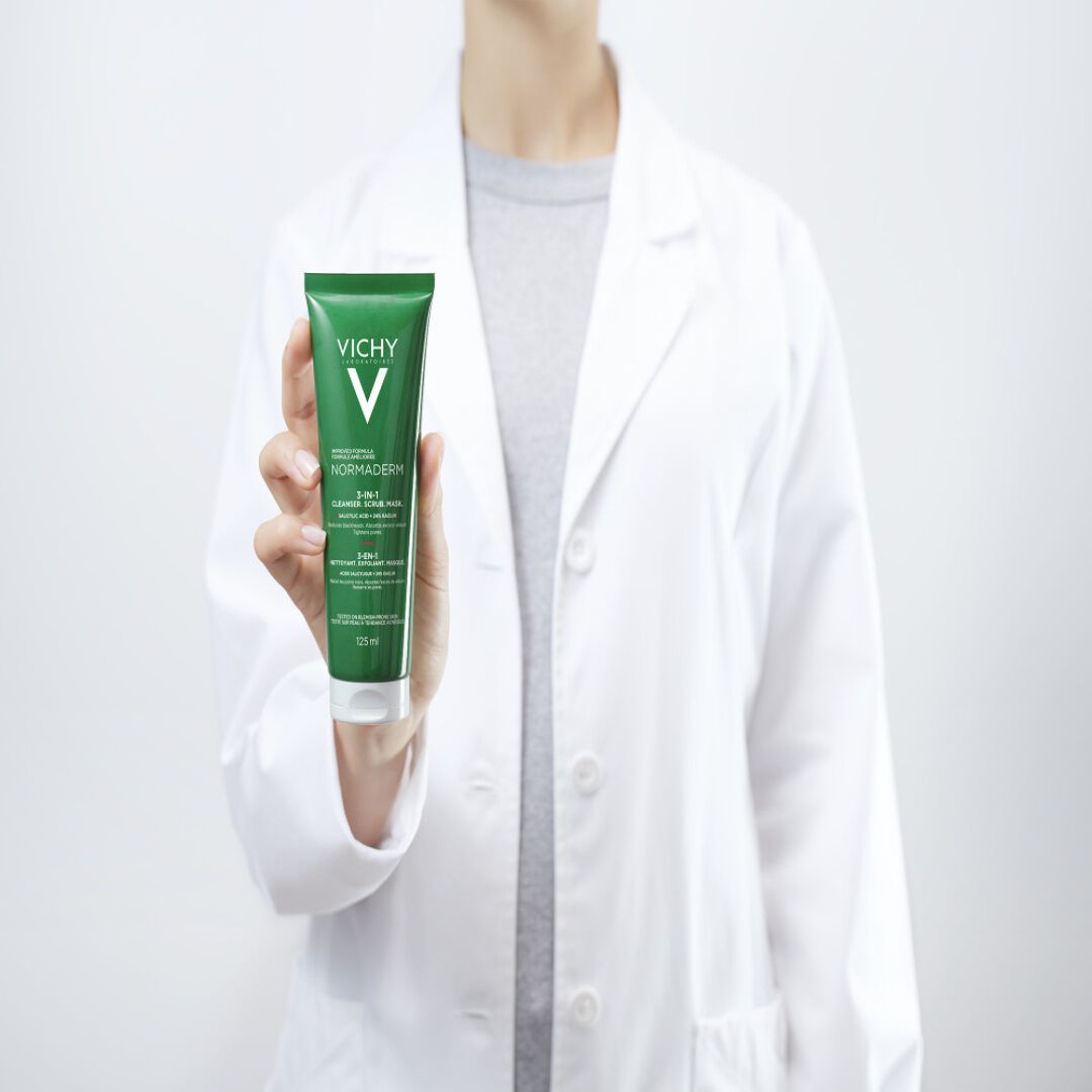 VICHY  Normaderm Gel Esfoliante 3 em 1 - 125ml