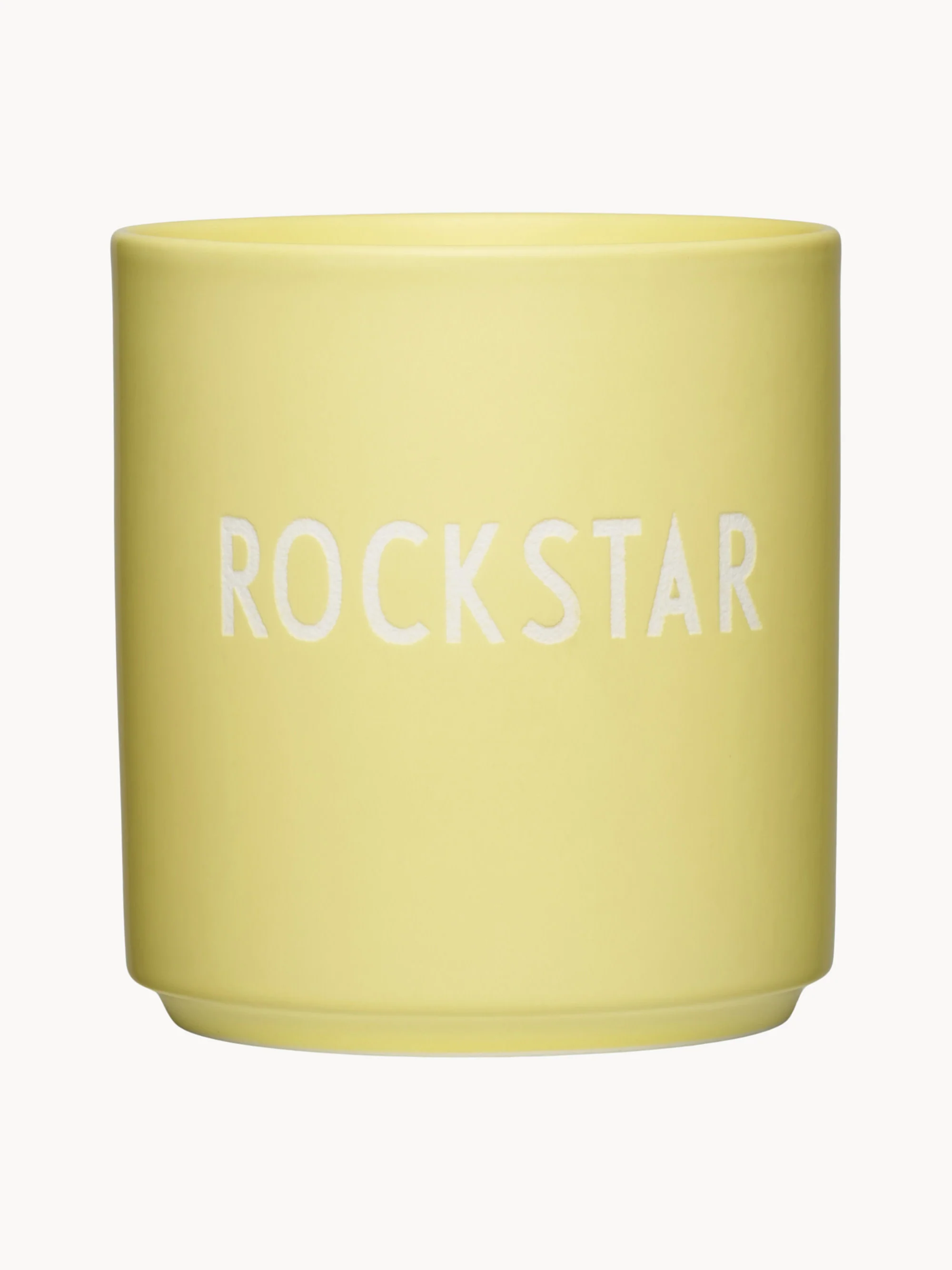 Kopje Favourite Rockstar met opschrift