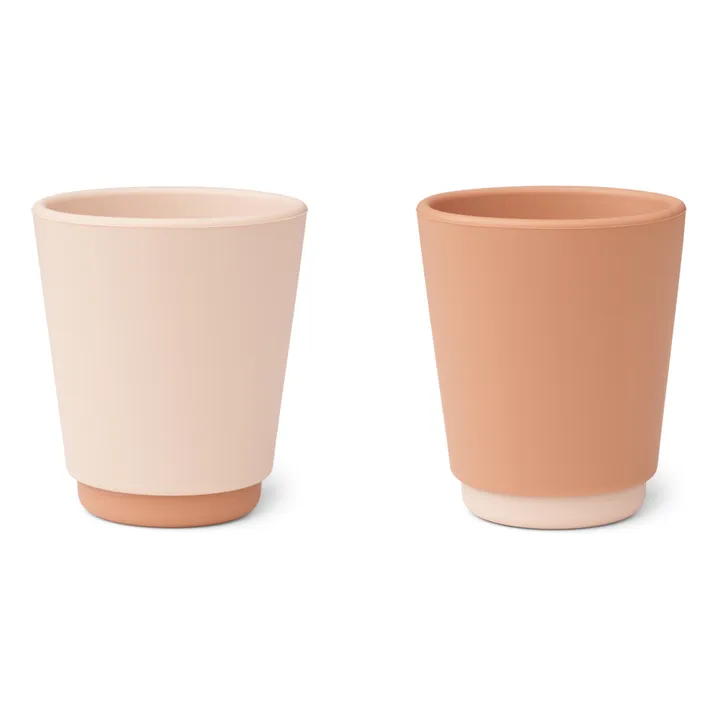 Liewood Gobelets Rachel en silicone - Set de 2 | Rose