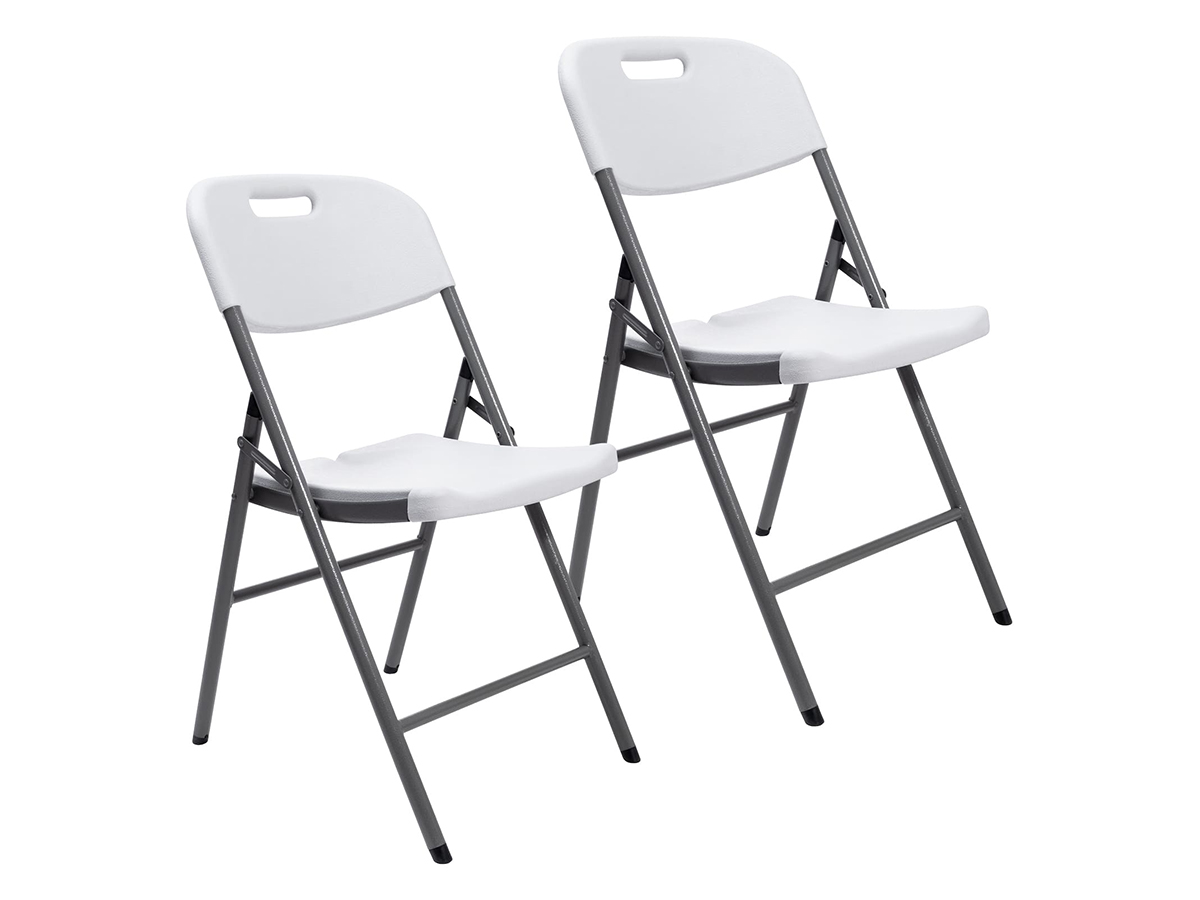 Skandika Masi set van 2 klapstoelen - White