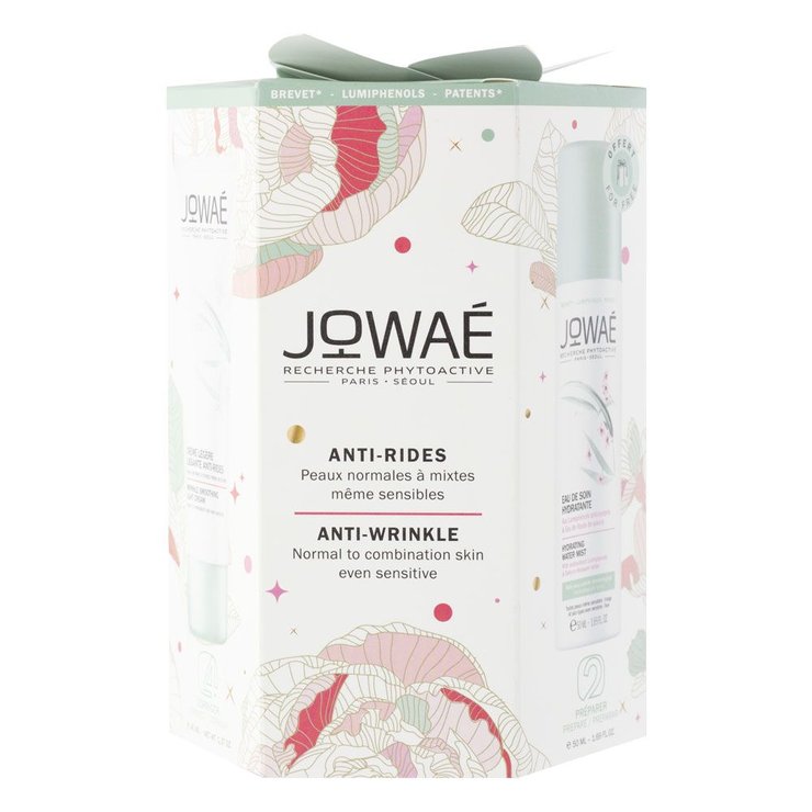 Coffret Crème Légère Lissante Anti-Rides + Sérum Yeux Tous Types de Peaux Jowae