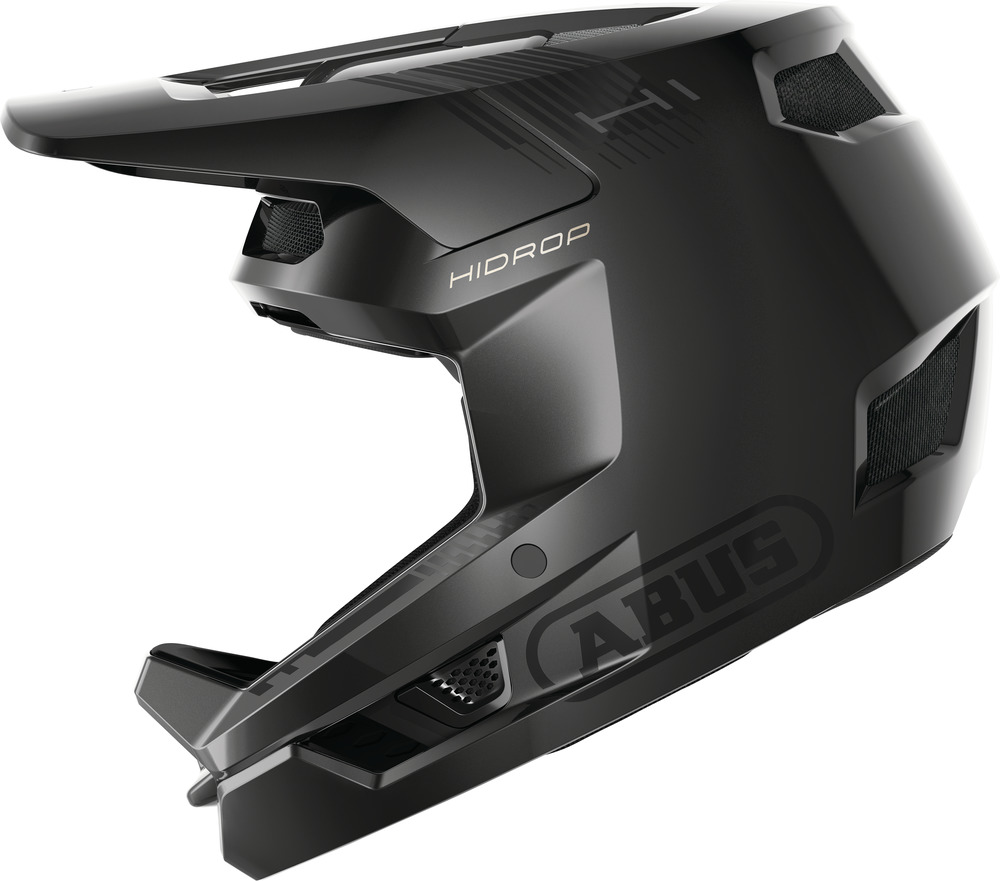 ABUS HiDrop Fullface Hjelm Sort