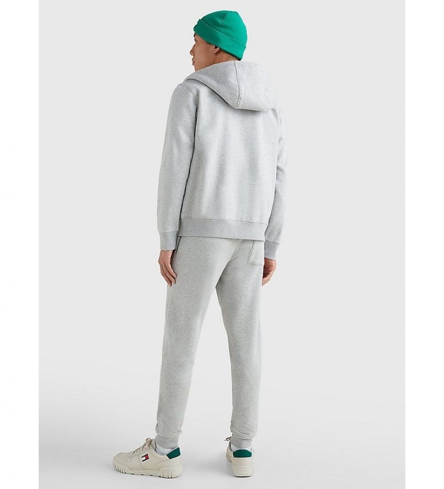 Moletom cinza com capuz Tommy Jeans