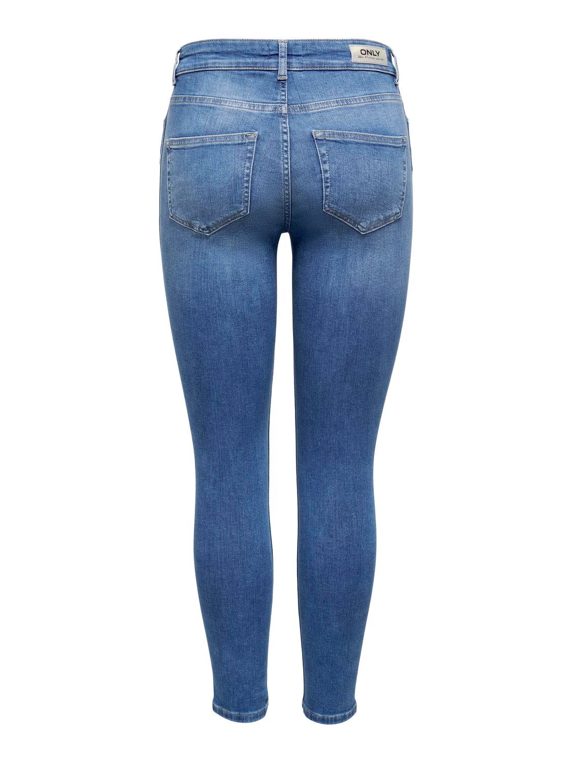 ONLBOBBY Mittlere Taille Skinny Fit Jeans Medium Blue Denim