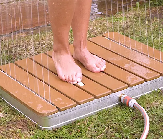 Breuer®-Outdoor-Bodendusche »Fontana«