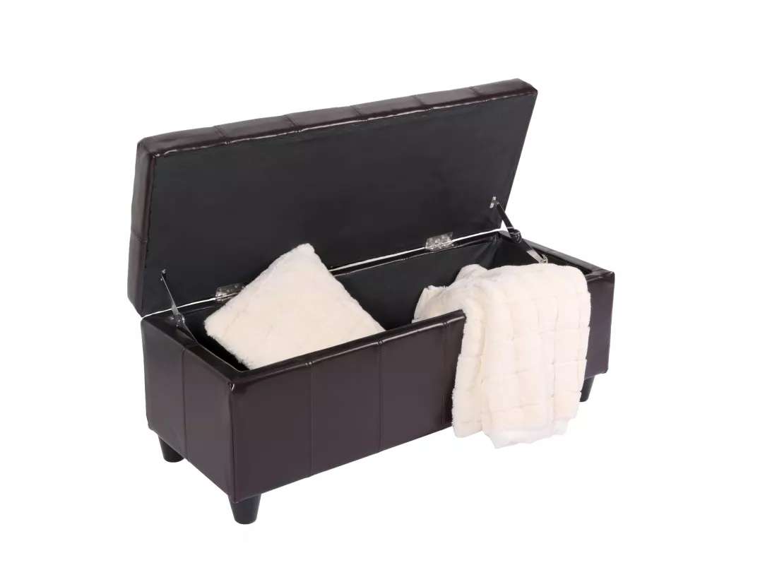 Coffre de rangement Kriens, marron