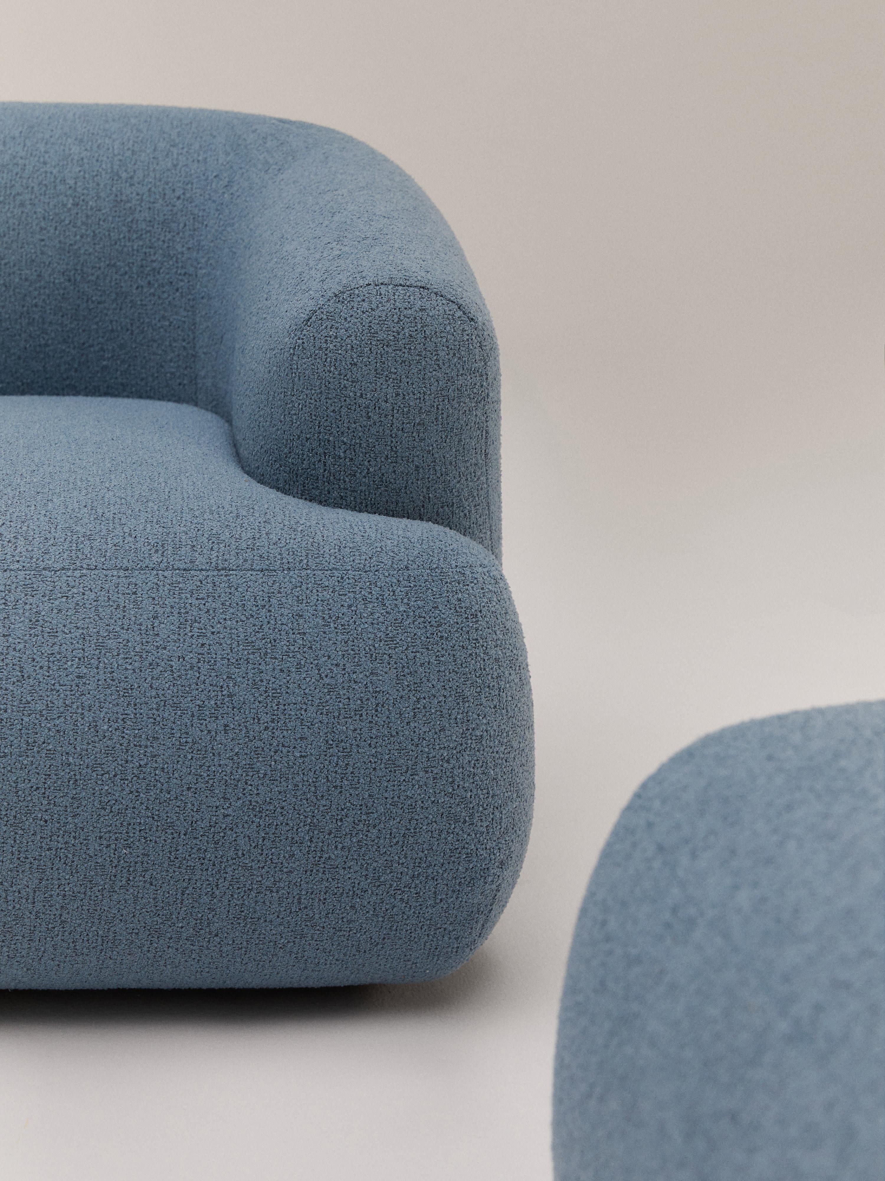 Modulaire bouclé bank Sofia (2-zits)