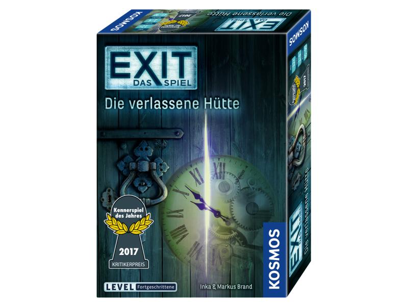 Kosmos Kennerspiel EXIT: Die verlassene Hütte Live-Escape-Feeling im Fortgeschrittenen-Level