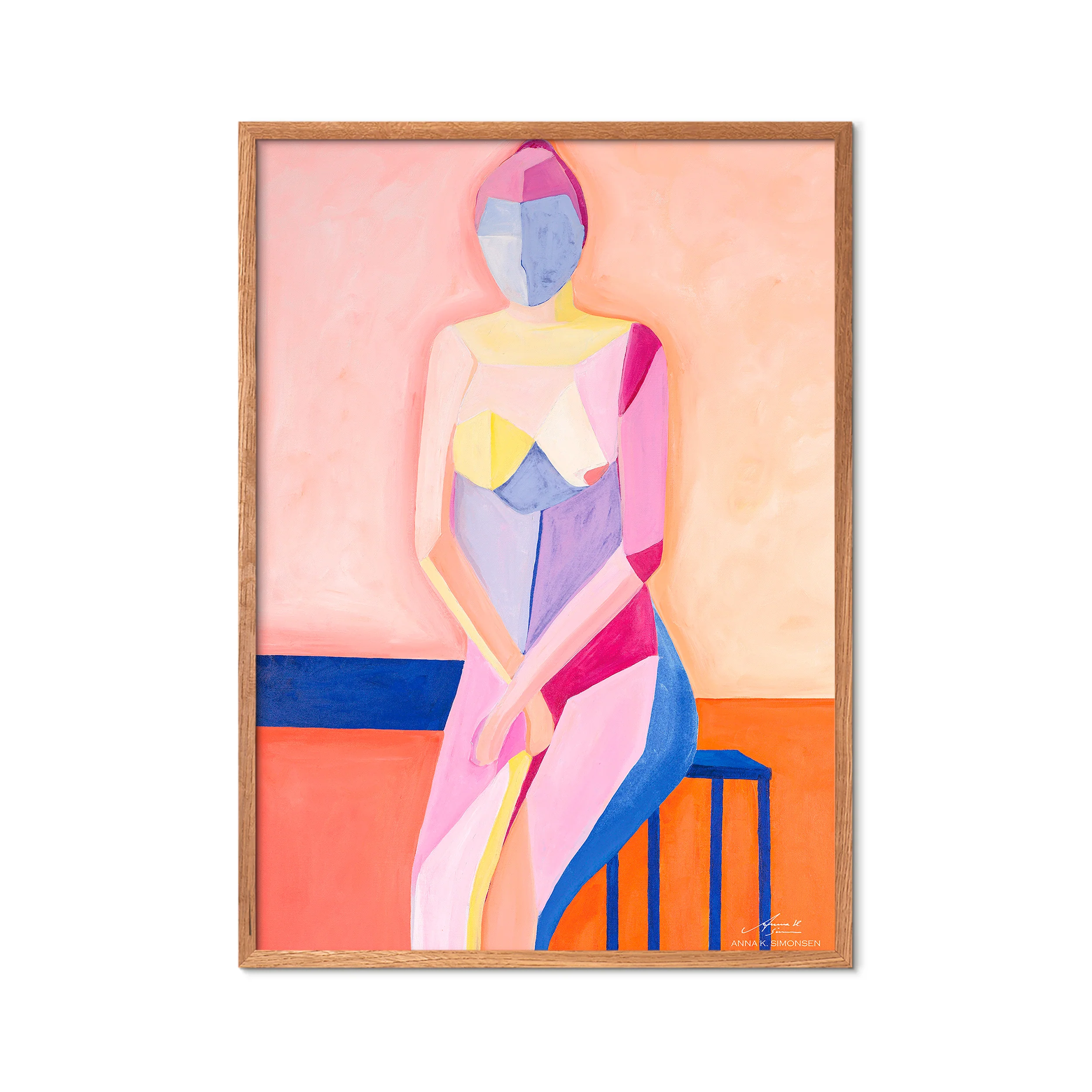 Poster & Frame  Anna K. Simonsen Ariel plakat