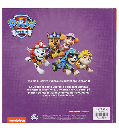 Forlaget Carlsen Bog - Paw Patrol - Vovserne Redder Dinosaurerne