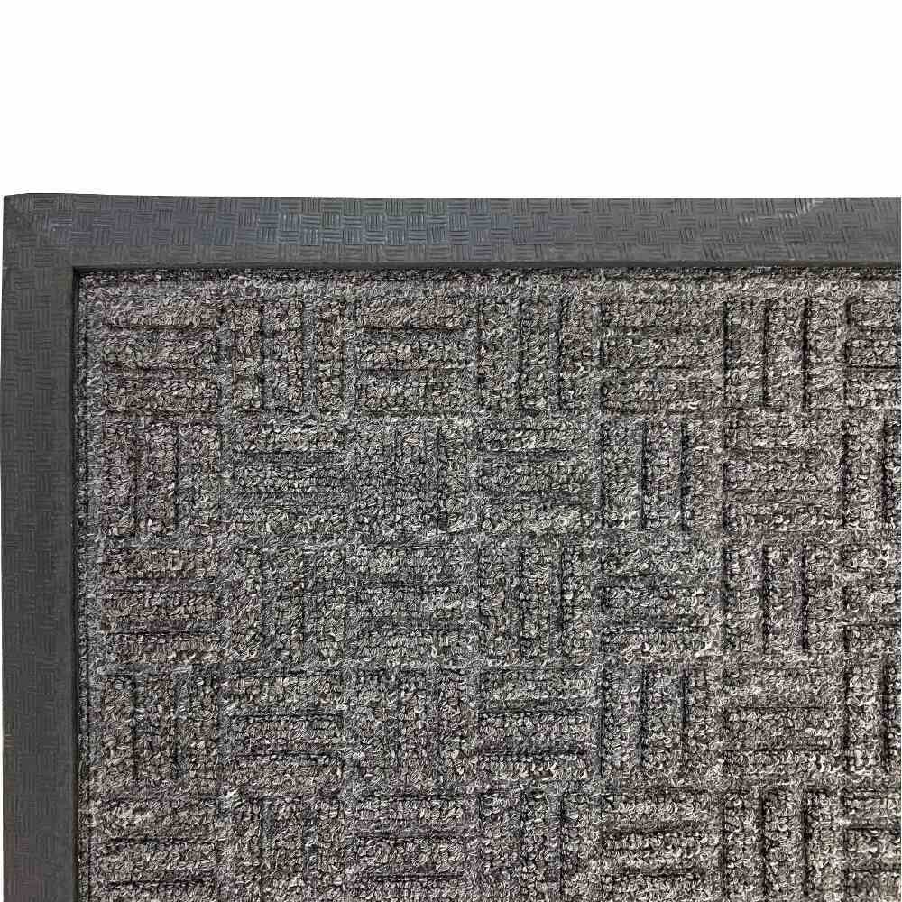 Außenmatte QUADRO - anthrazit - 45x75 cm