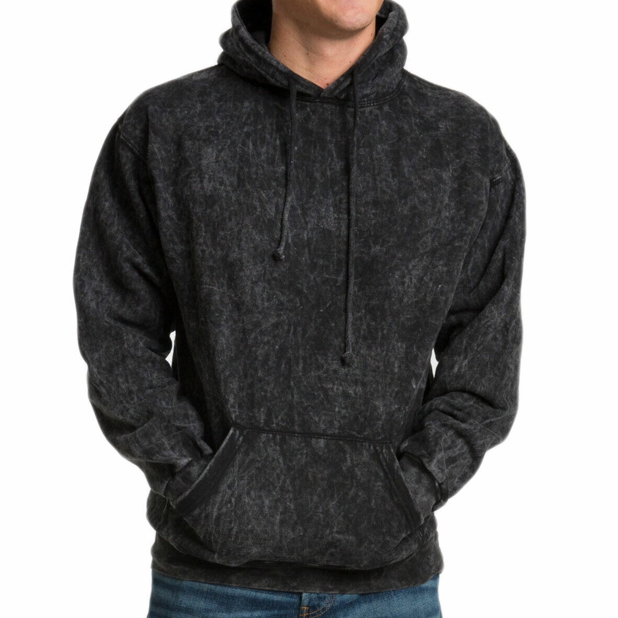 Moletom com capuz tie-dye arco-íris, Colortone
