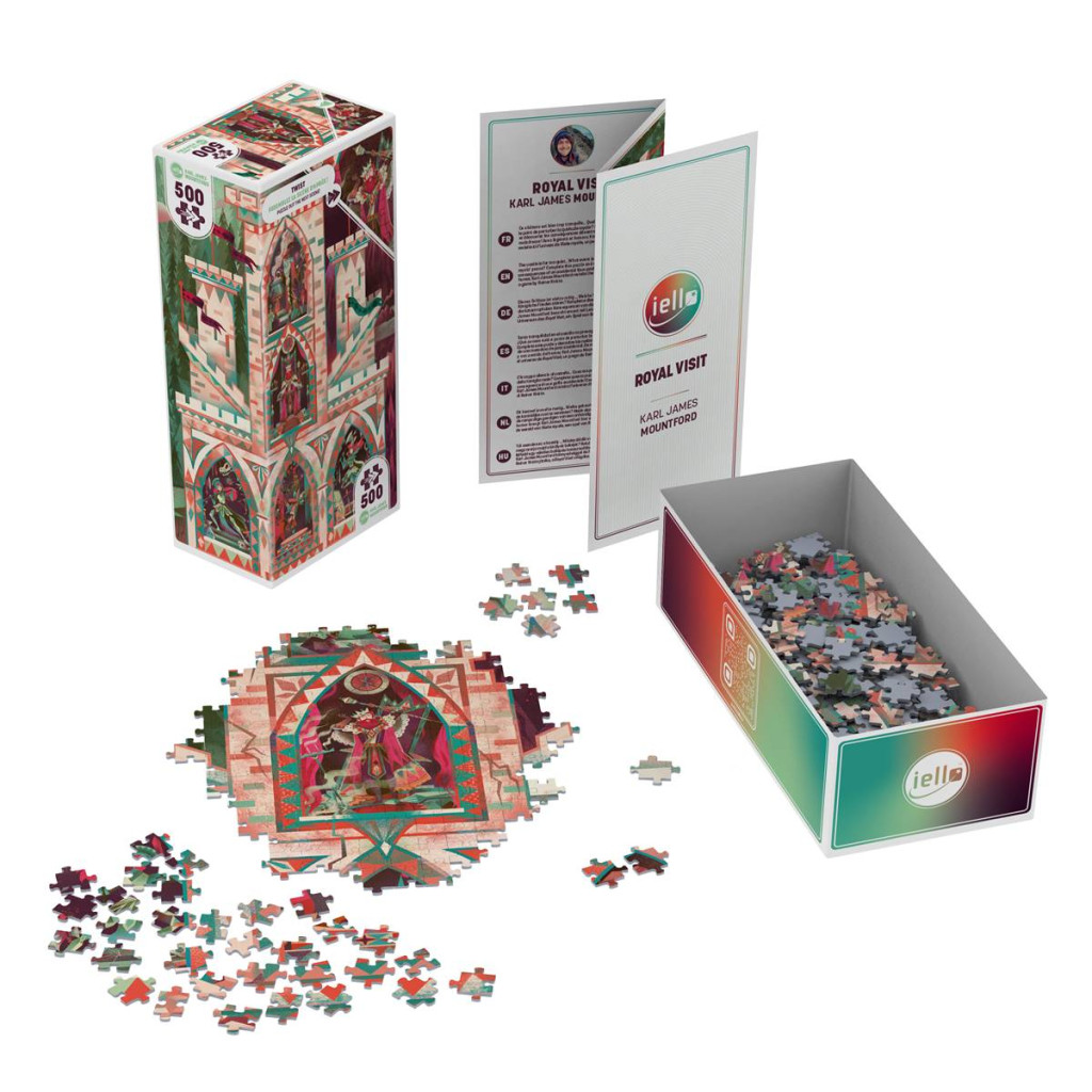 Puzzle Twist - Visite Royale - 500 Pièces