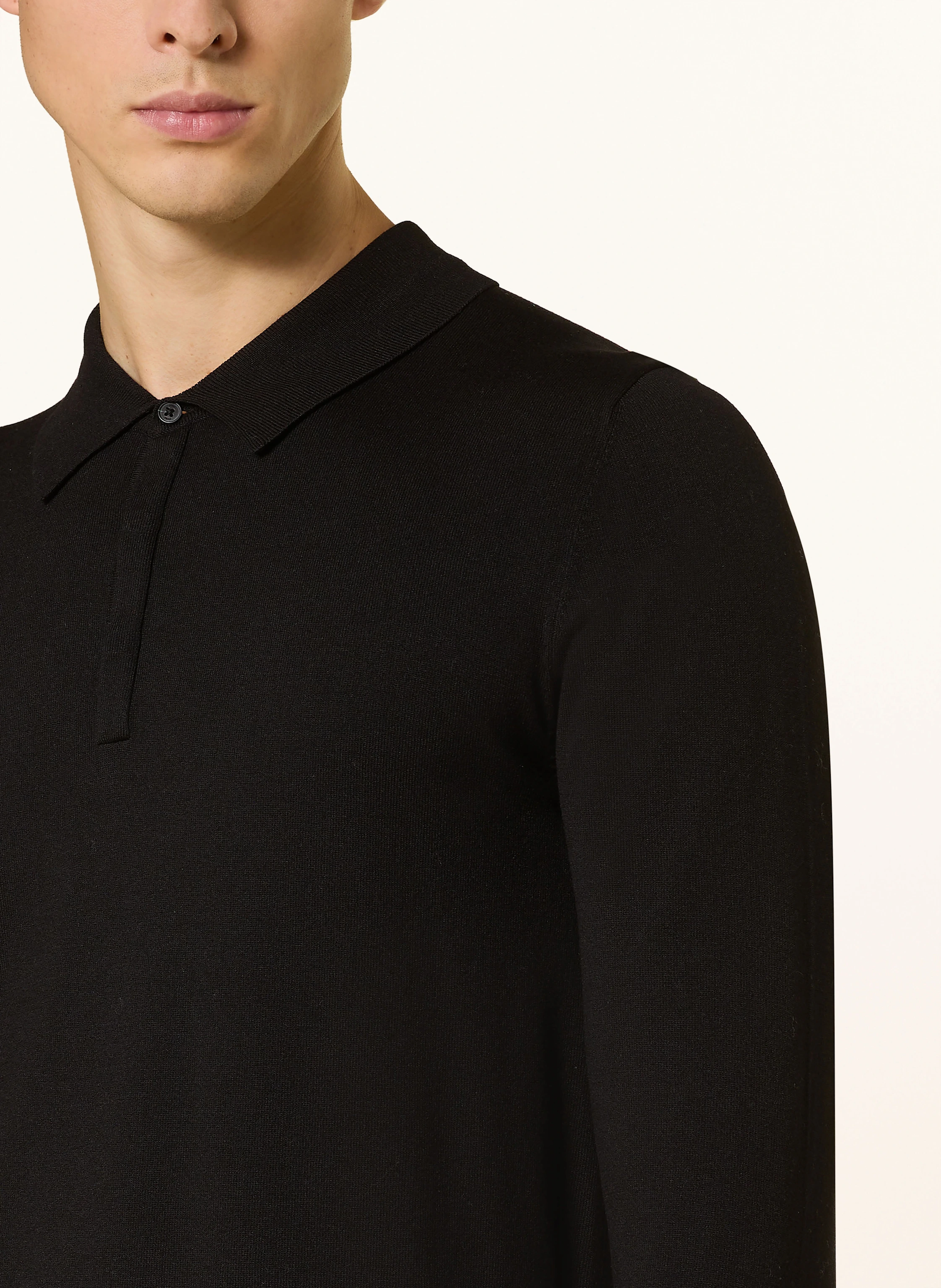 HUGO Strick-Poloshirt SAN PIPPO Slim Fit