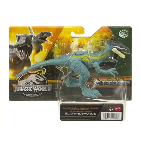 Mattel Jurassic World Danger Pack (Dino Trackers), Figur inkl. AR Track-Code, 1 Stück, 7-fach sortiert
