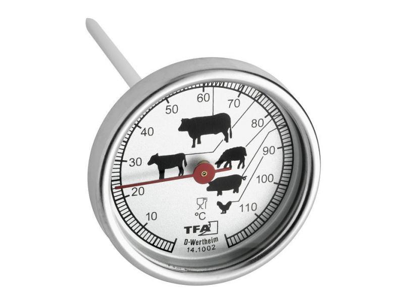 TFA Dostmann Fleischthermometer analog Edelstahl