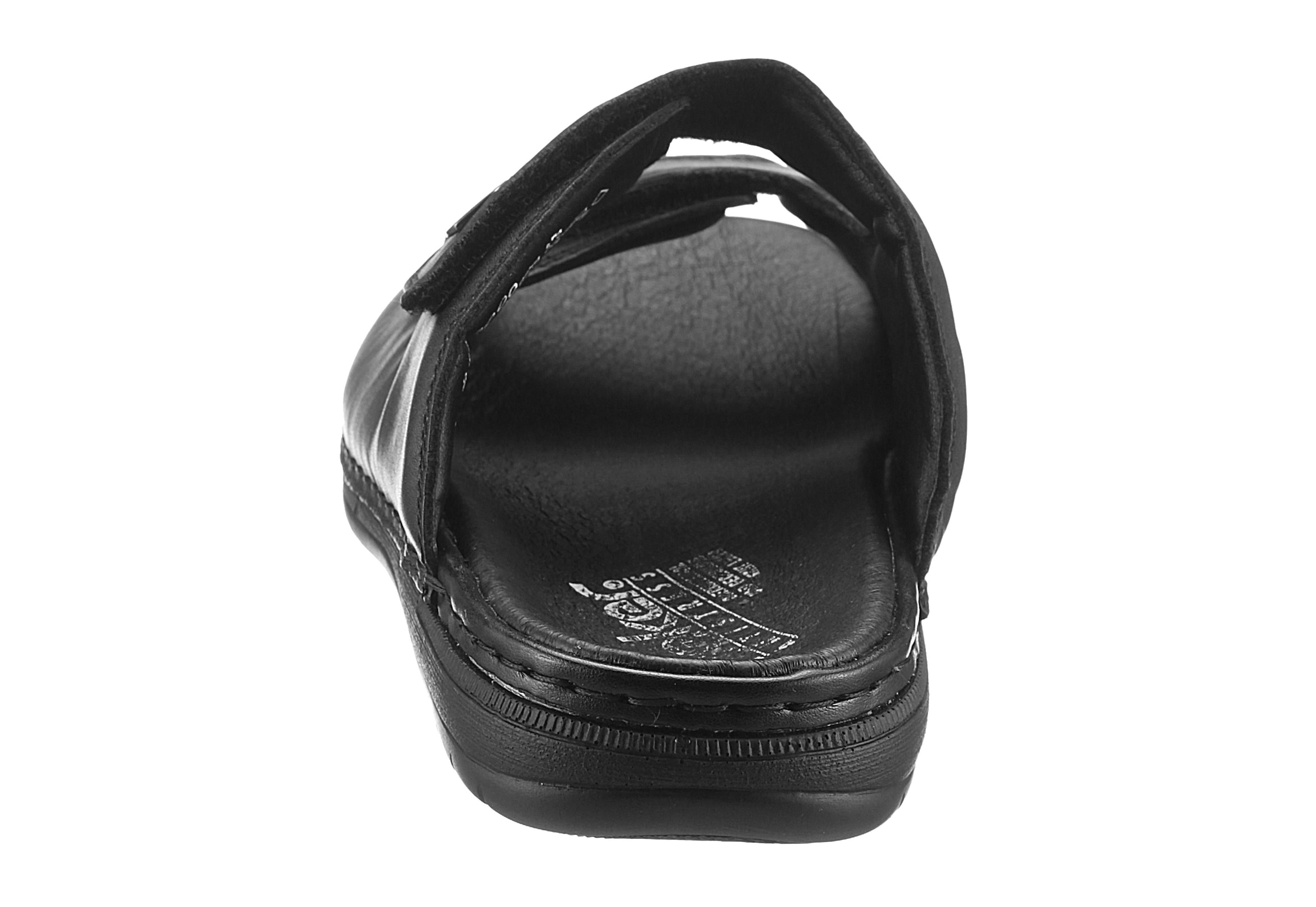 Rieker Pantolette  , Sommerschuh, Schlappen, Klettschuh, mit zwei Klettverschlüssen