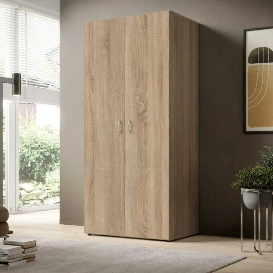 Emob Kledingkast Base - 81 x 51 x 176 cm - Oak-design