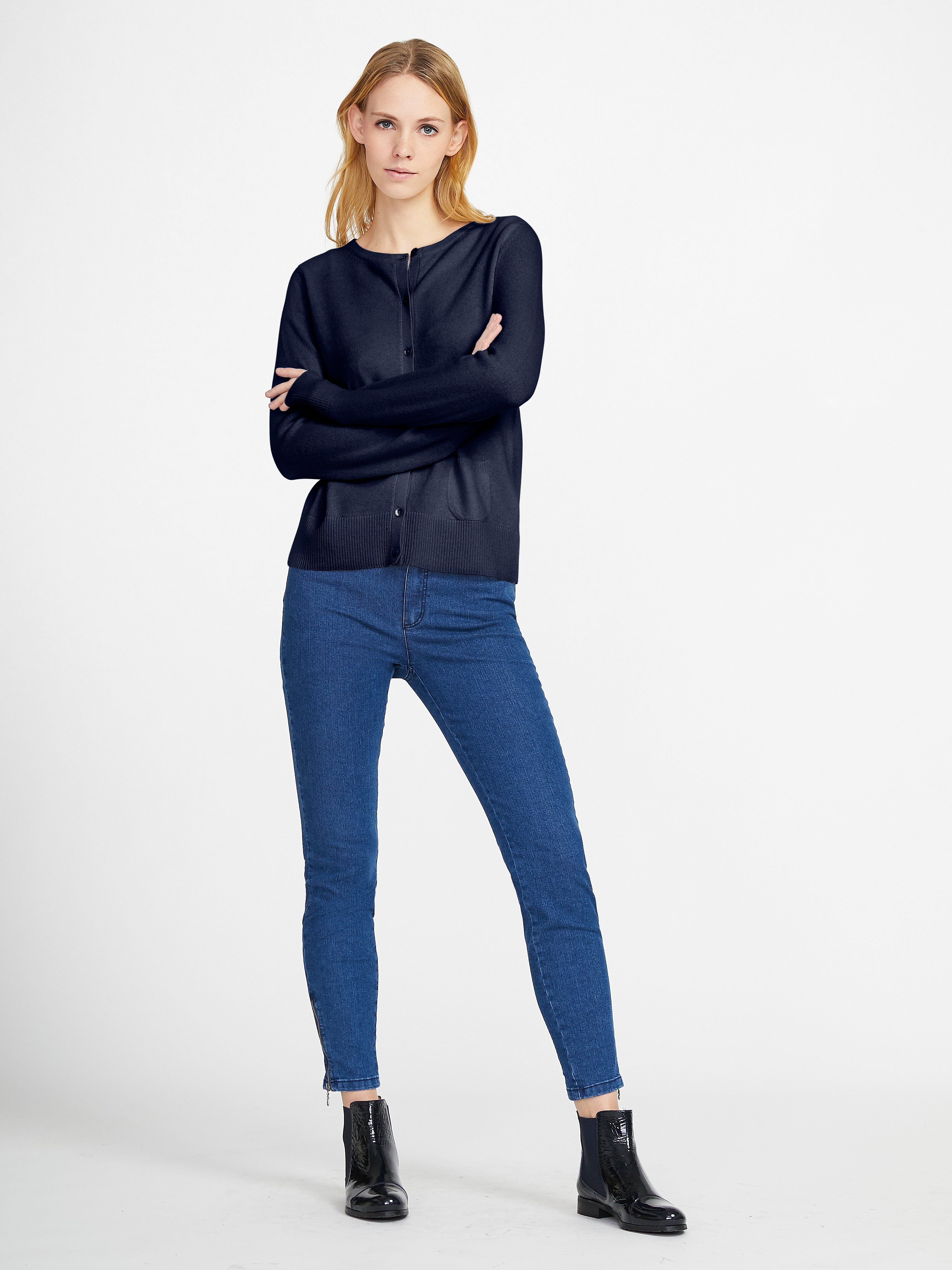 Strickjacke aus 100% Premium-Kaschmir