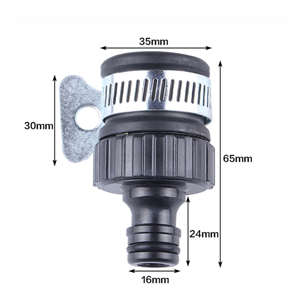 (2er Set) Ø14mm Universal Wasserhahn Schlauchadapter Hahnstück für Gartenschläuche