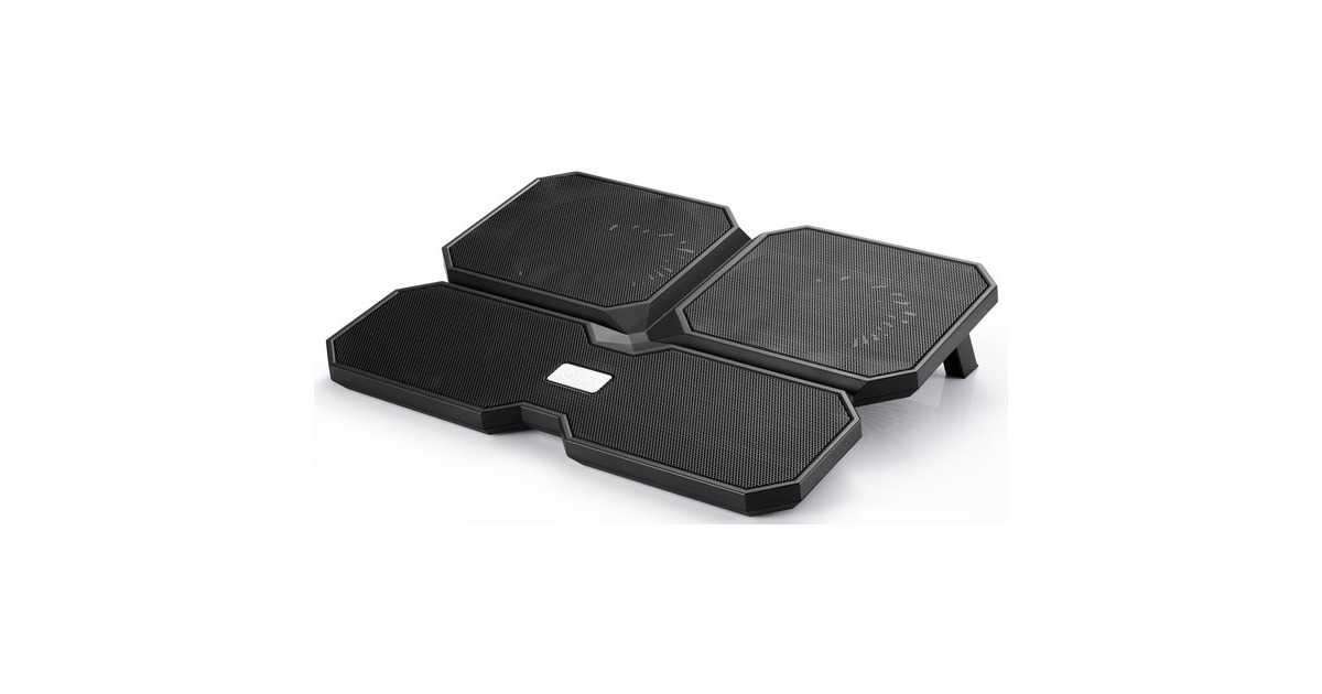 DeepCoolMULTI CORE X6 laptopkoeler  (Zwart, 2x USB 2.0)