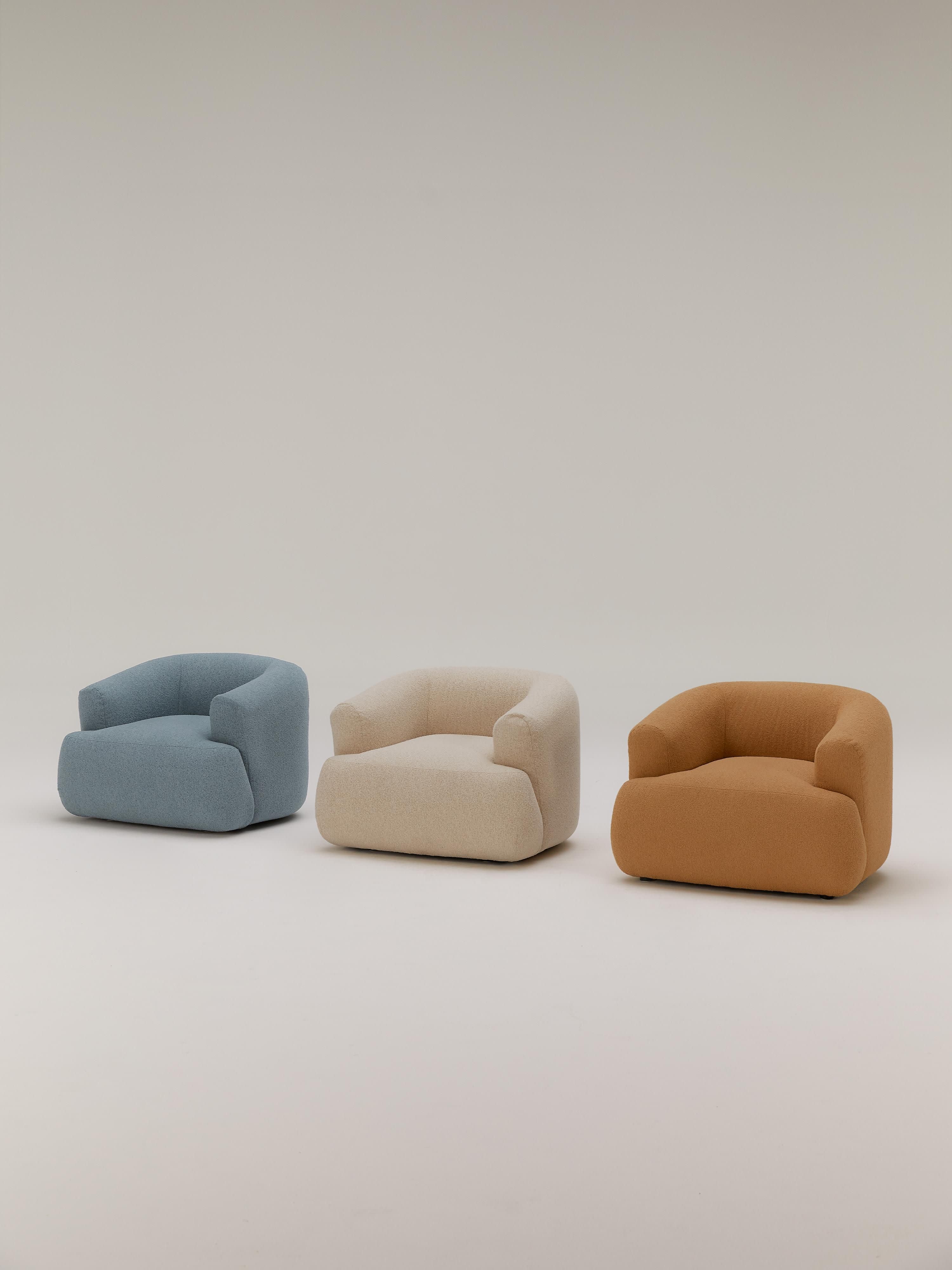 Bouclé fauteuil Sofia