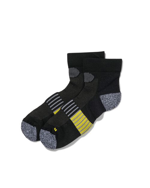 2 paires de chaussettes de sport homme noir