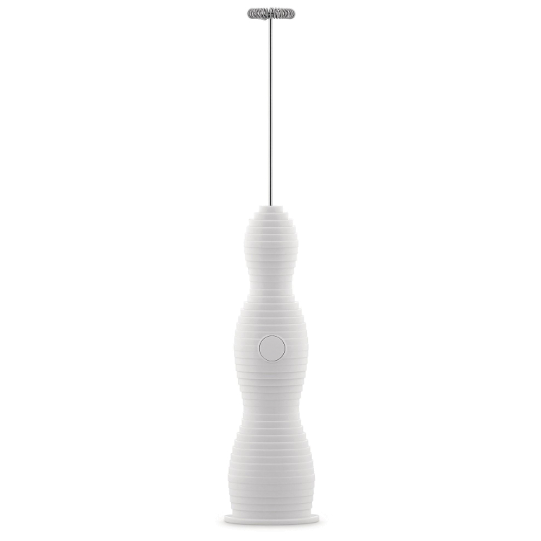 Alessi Pulcina melkopschuimer wit
