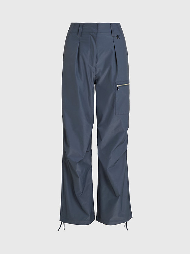 Calças cargo de nylon macio