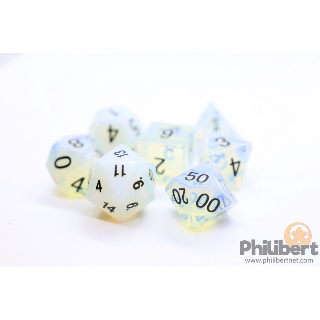 Set de 7 Dés JDR - Pierres