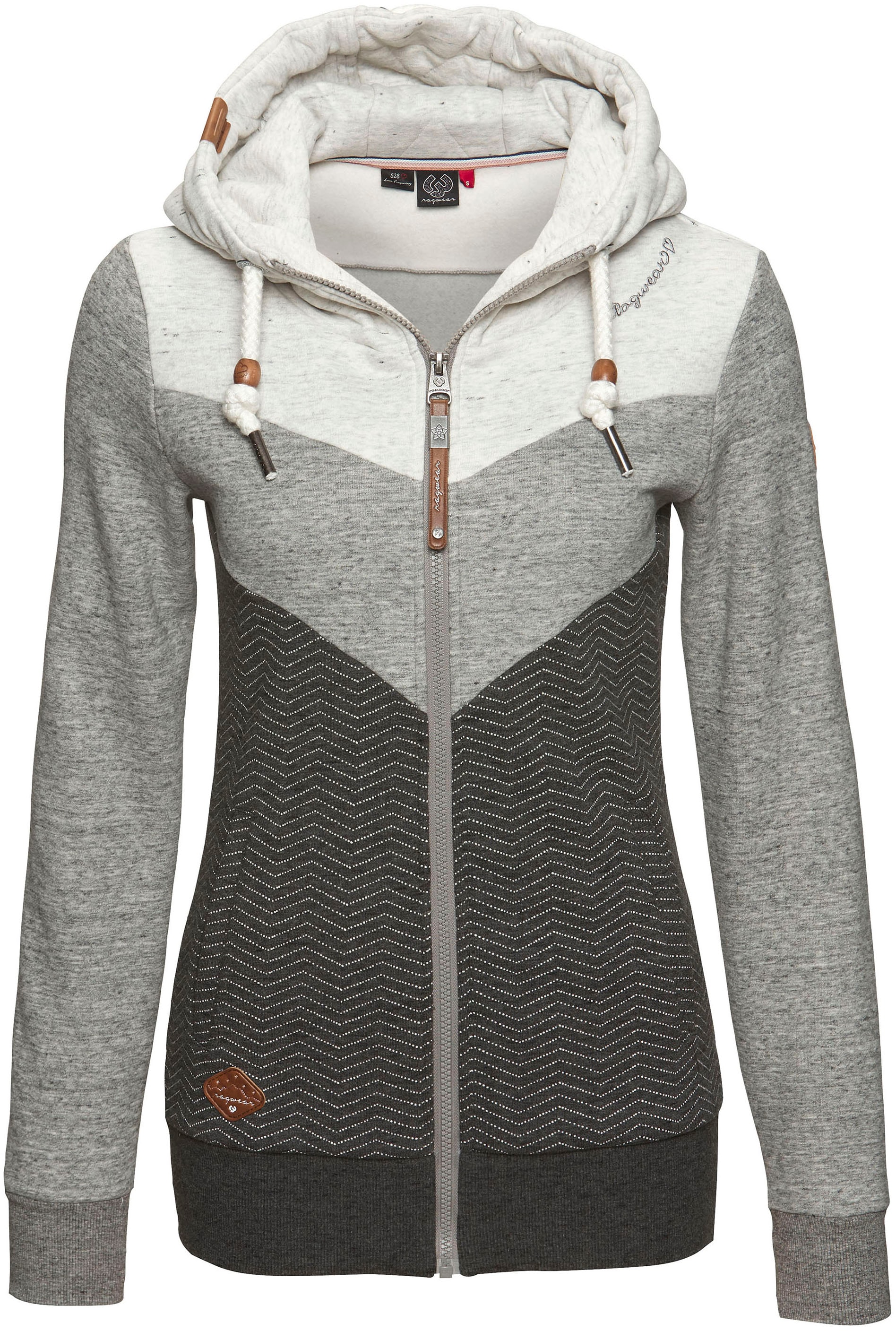 Ragwear Sweatjacke »TREGA ZIP O« im Colorblocking-Design