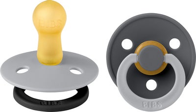 BIBS Studio Colour Fusion Smokk 2-Pakk Str 2, Cloud Iron mix