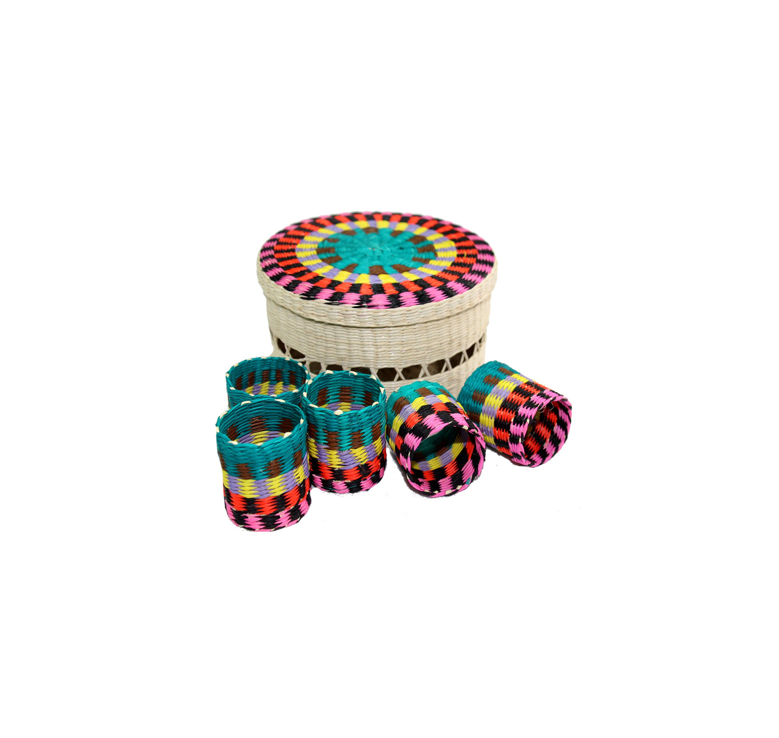 Rond de serviette en boîte