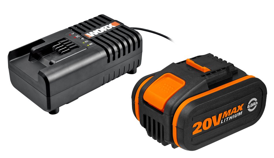 Worx 20V Batteri 4Ah med Lader