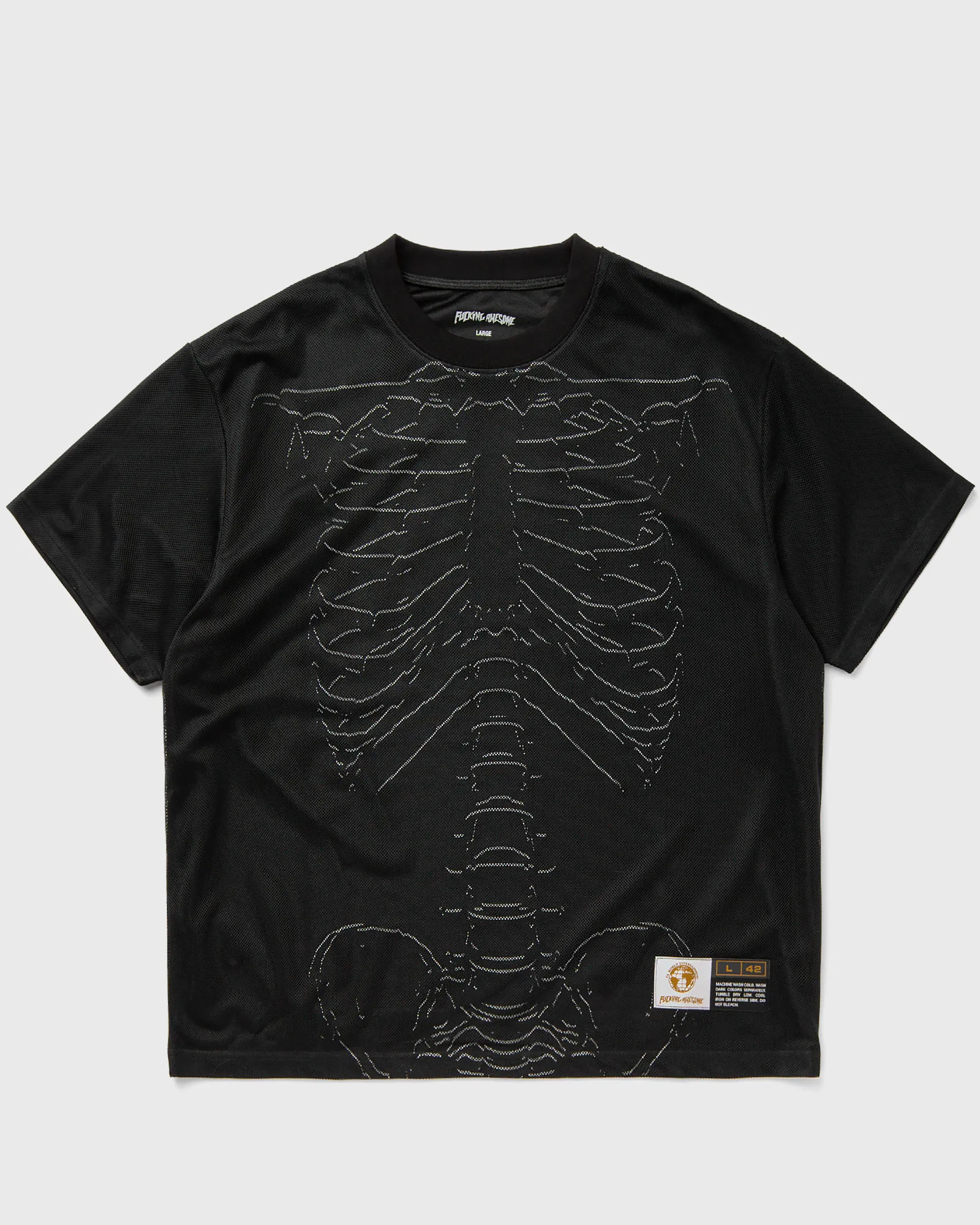 Fucking Awesome Skeleton Mesh Tee