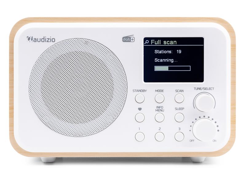 Audizio DAB  Radio Milan Weiss DAB  Radio mit Bluetooth
