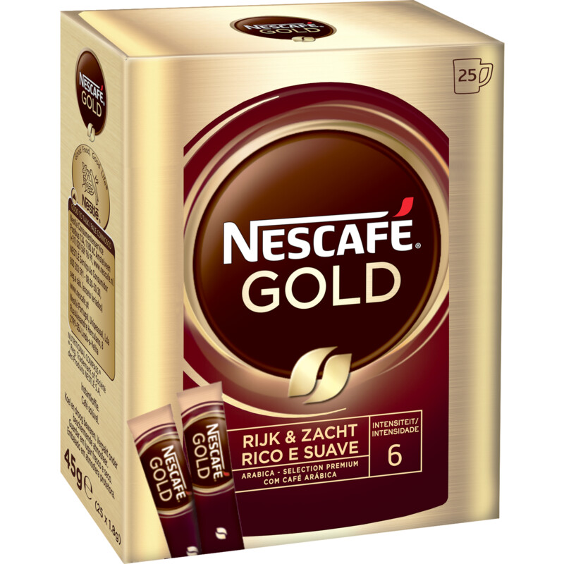 Nescafé Gold rijk & zacht oploskoffie