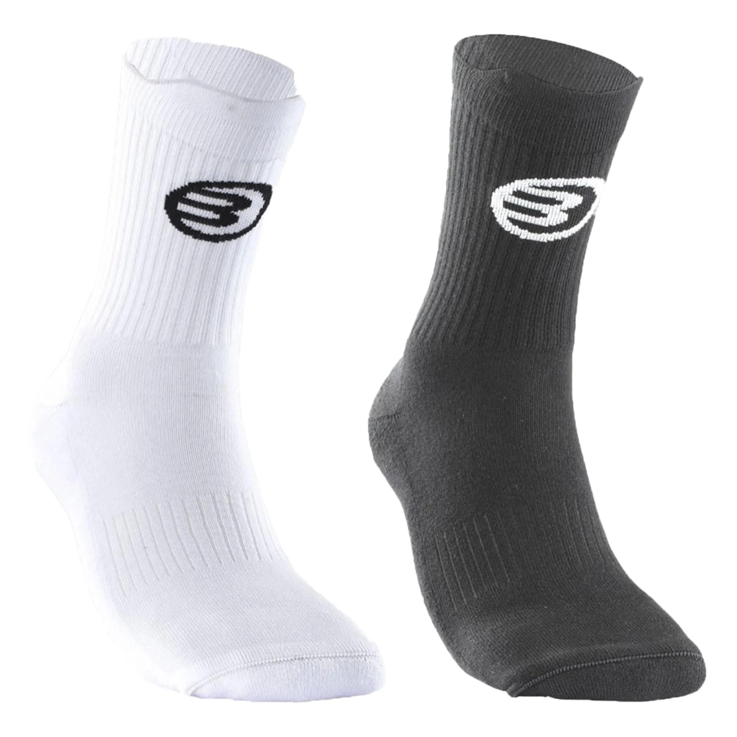 Bullpadel Bp253 (Pack 2) Chaussettes De Sport - Noir , Blanc