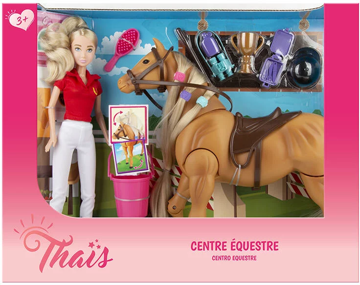 THAIS - POUPEE CENTRE EQUESTRE 29 CM
