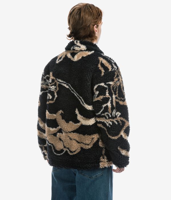 Obey Mushroom Sherpa Jacke (dark navy multi)