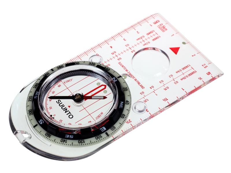 SUUNTO Kompass M3-NH Präzisionskompass zur bequeme Richtungsbestimmung