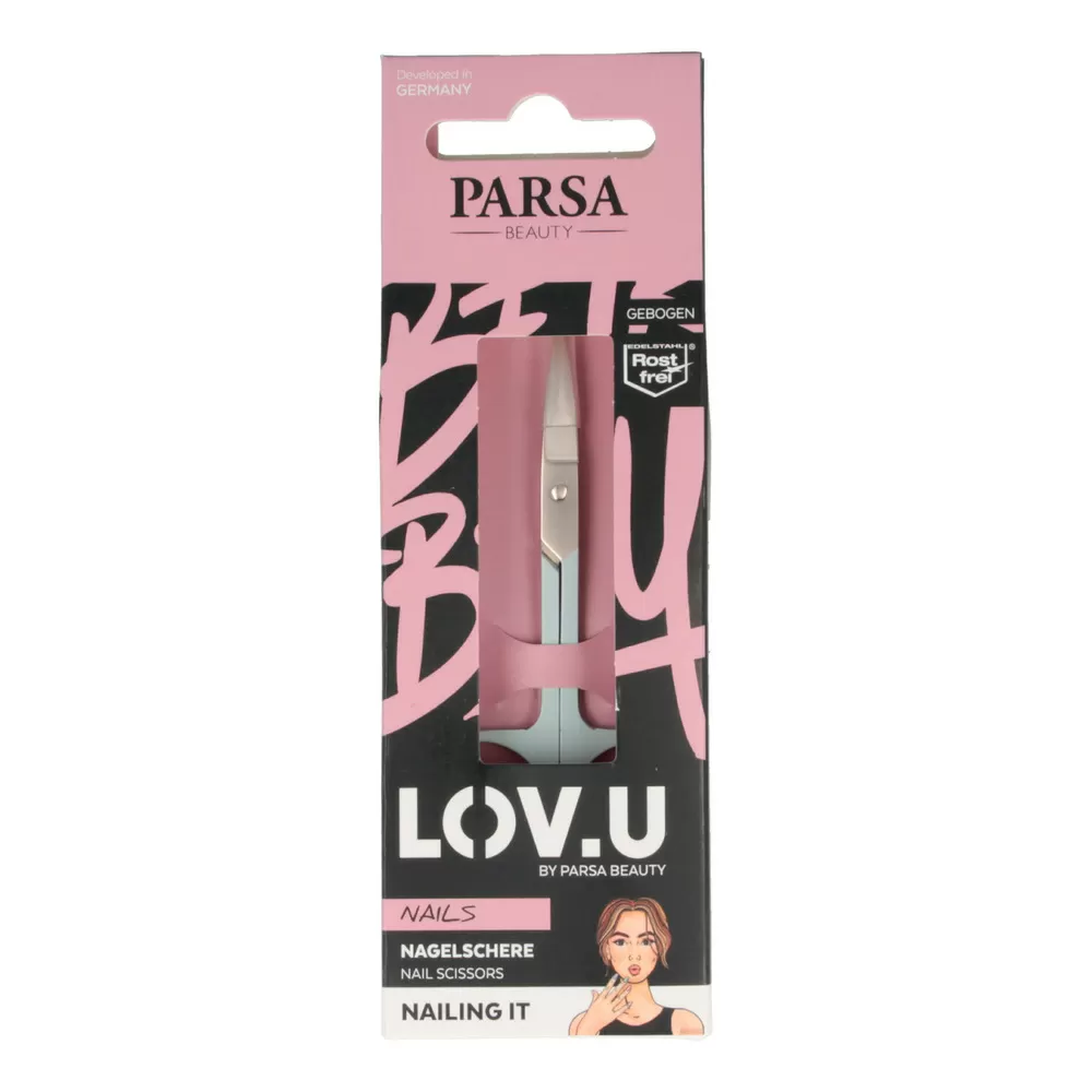 Parsa Beauty Lov.u Kurvet Neglesaks Mint - 1 stk.