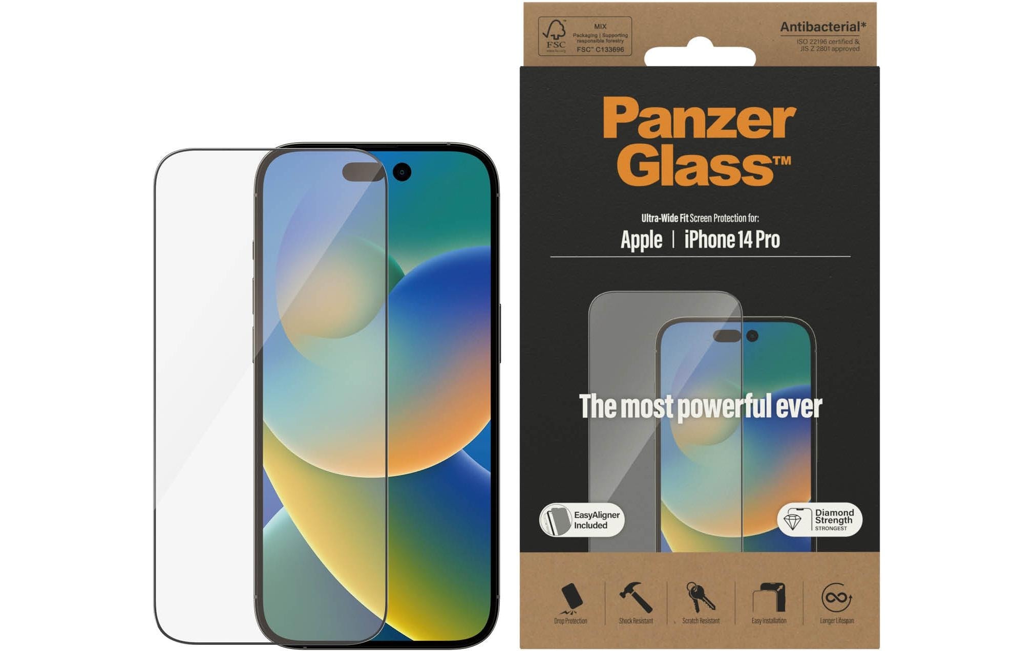 PanzerGlass Displayschutzglas »Ultra« für iPhone 14 Pro 1 Stk. tlg.